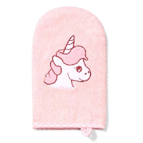 Manusa pentru baita din fibra de bambus roz