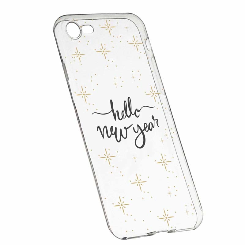 Husa pentru Apple iPhone 7 / 8, Silicon, Slim, Hello New Year, 173