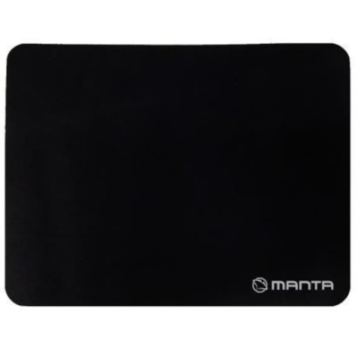 Mousepad textil cu baza cauciucata,208x168x2mm,negru