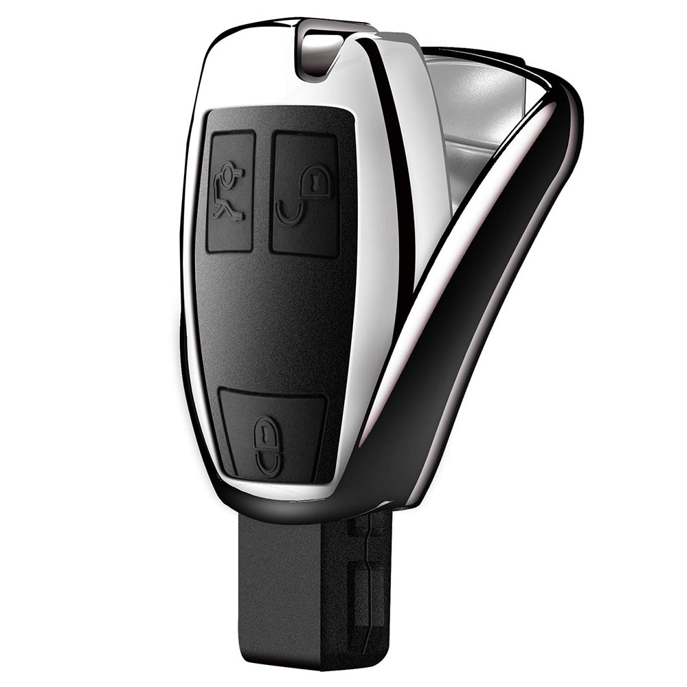 Husa cheie auto Dux Ducis pentru Benz New Seria E din silicon TPU, negru