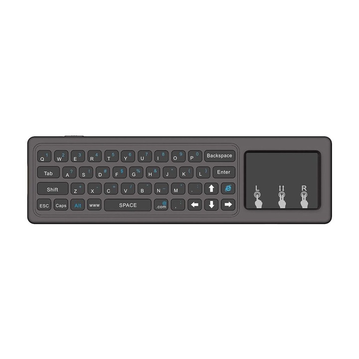 Telecomanda Smart T6, 3 in 1 air mouse, tastatura, touchpad