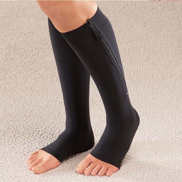 Ciorapi compresivi anti-varice pana la nivelul genunchiului