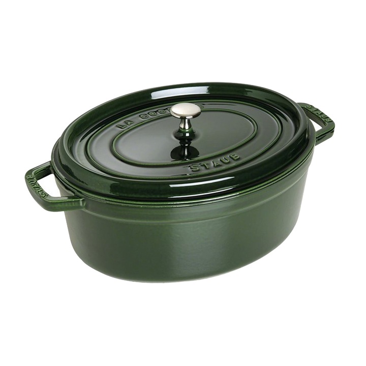 Staub ovális cocotte 31 cm / 5,5 l, Basil
