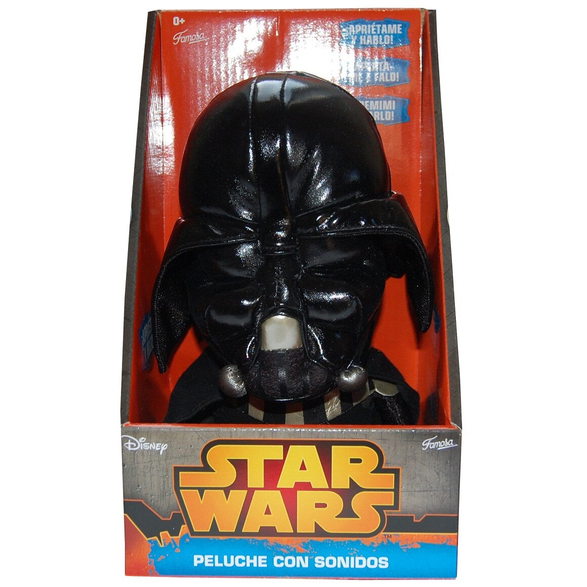 Jucarie vorbitoare din material textil, Star Wars Darth Vader II, 20 cm