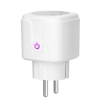 Priza inteligenta wireless cu contorizare si monitorizare consum energie,16 A compatibila Alexa si Google Assistant