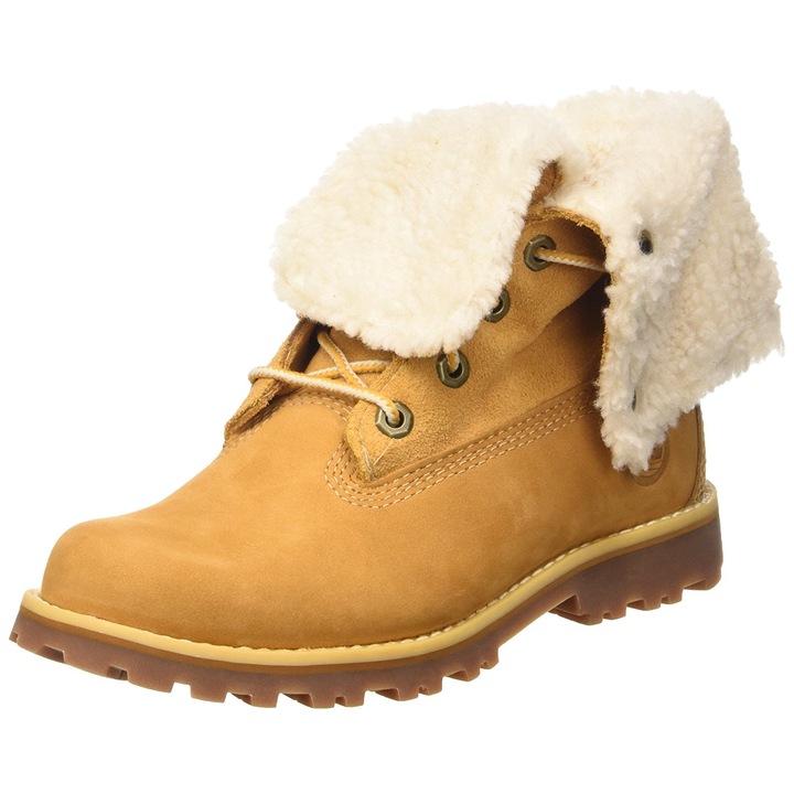 Ghete TIMBERLAND pentru femei 6IN WP SHEARLING BOOT - A156N, Galben