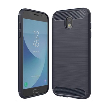 Husa Samsung Galaxy J7 2017, Slim Armor Carbon, carcasa spate Antisoc, Blue Husa Samsung Galaxy J7 2017, Slim Armor Carbon, carcasa spate Antisoc, Blue