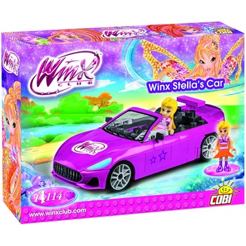 Set de construit COBI, Winx Club, masina Stelei (114 pcs) Set de construit COBI, Winx Club, masina Stelei (114 pcs)