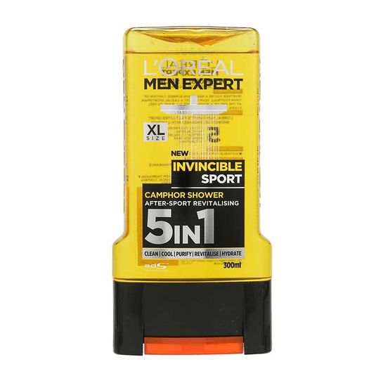 Gel de dus corp, fata si par L’Oreal Men Invincible Sport Camphor 300ml