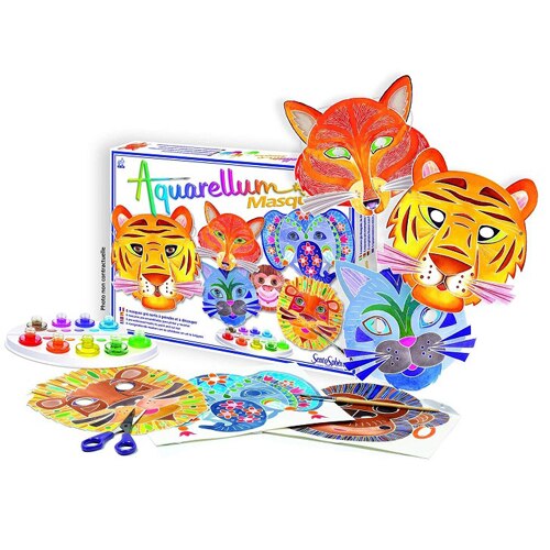 Set Sentosphere 6 Masti de Pictat Animale Pre-Sertizate Aquarellum