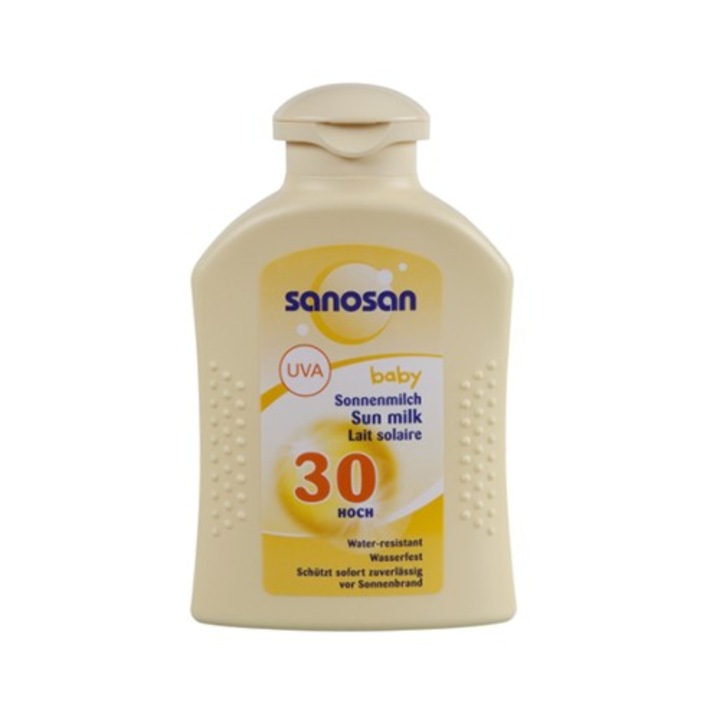 Crema de corp pentru copii Sanosan lapte protectie solara FPS 30