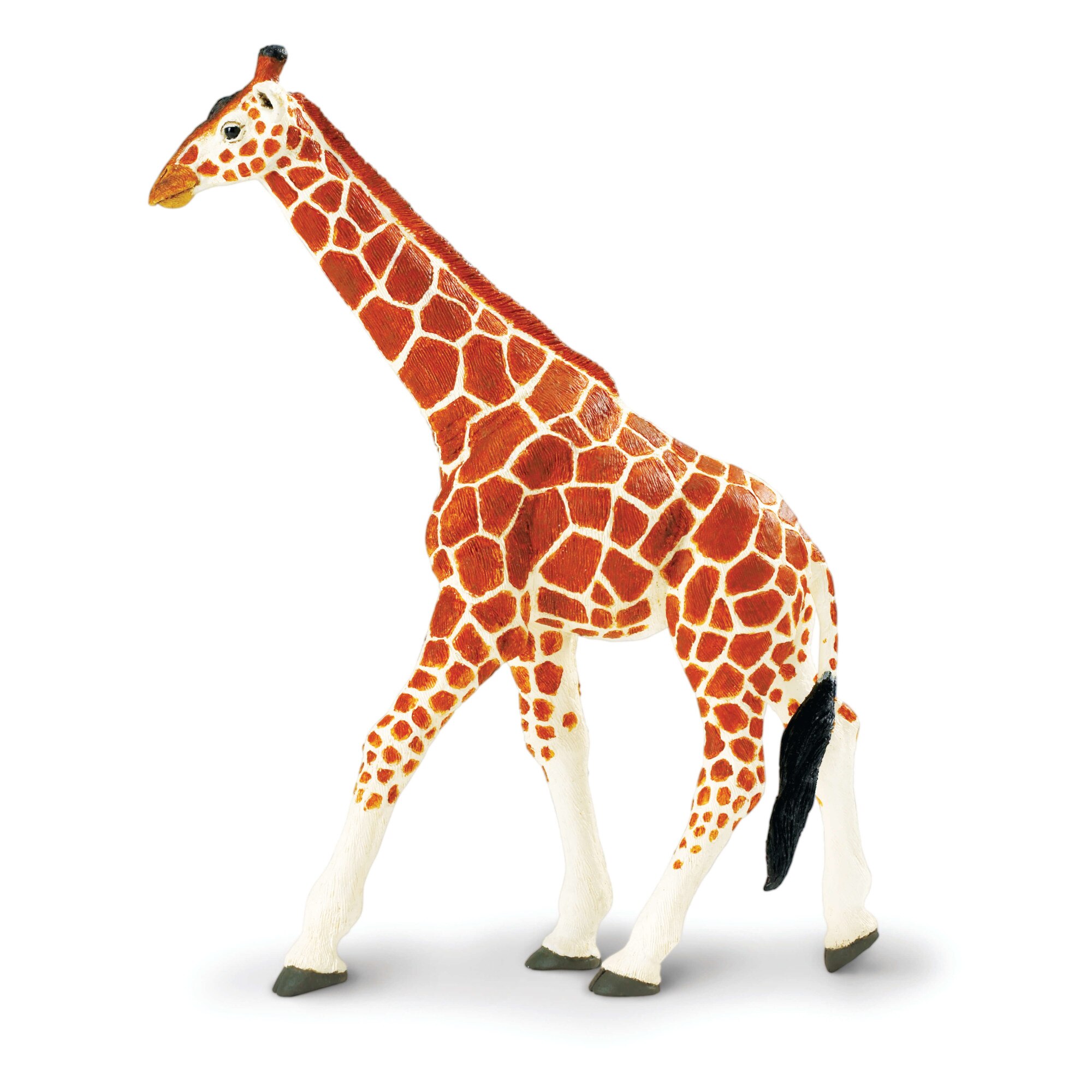 Figurina din plastic vopsita manual, Safari, Girafa somaleza
