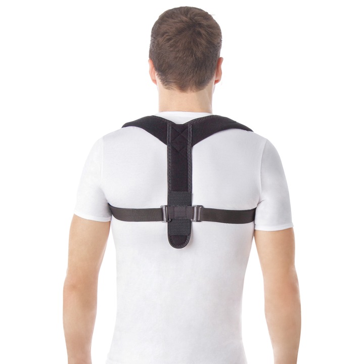 Thoracolombosacralis ortopédiai korrekciós támaszték, 1-es méret, fekete