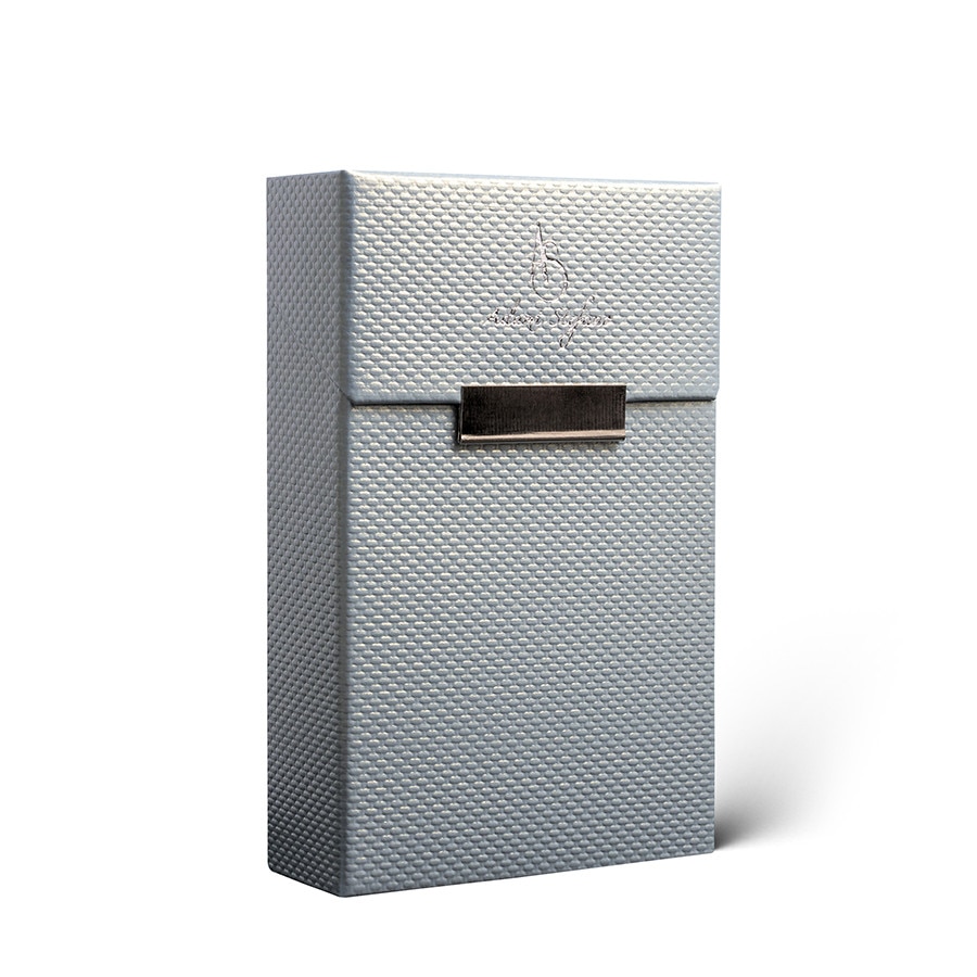 Husa ADAMI STEFANO pentru Pachete de Tigari Medium Size Silver