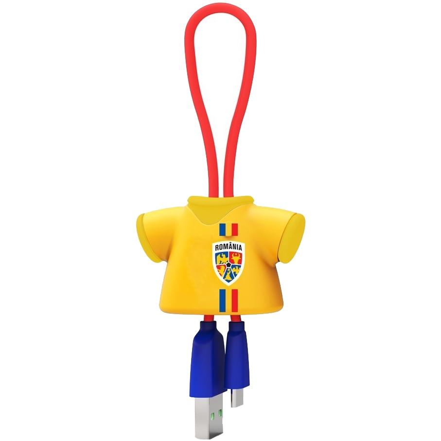 Cablu de date Tellur FRF Tricou, MicroUSB, 16 cm