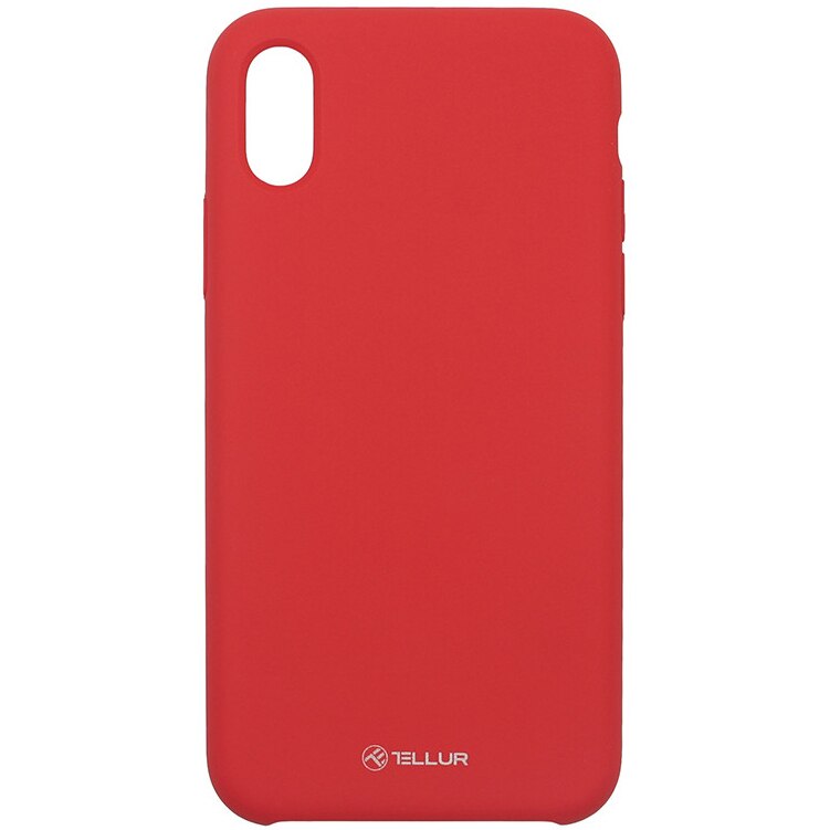 Husa de protectie Tellur Silicon pentru Apple iPhone XS, Rosu