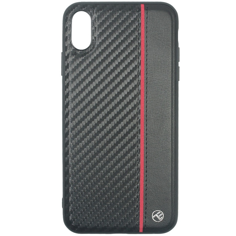 Husa de protectie Tellur Carbon pentru Apple iPhone XS Max, Negru