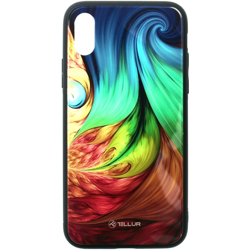 Husa de protectie Tellur Glass print pentru Apple iPhone XS, Mesmeric