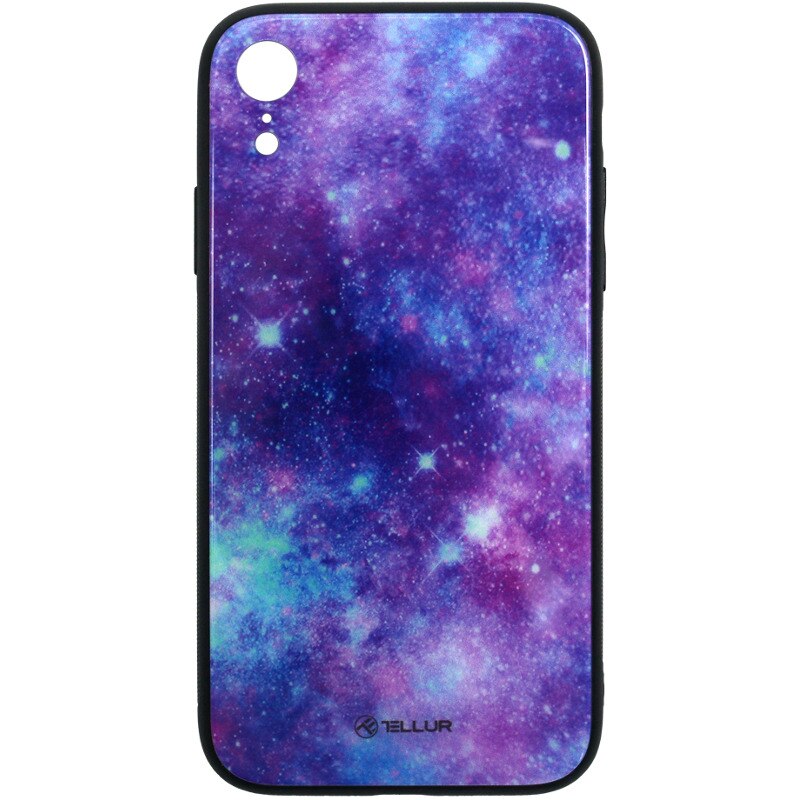 Husa de protectie Tellur Glass print pentru Apple iPhone XR, Universe