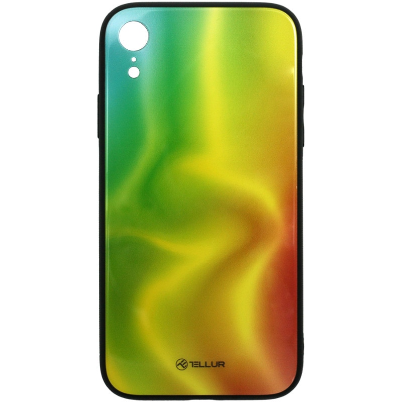 Husa de protectie Tellur Glass print pentru Apple iPhone XR, Silk