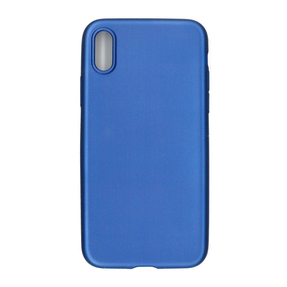 Husa din silicon mat Eurocell pentru iPhone X, albastru