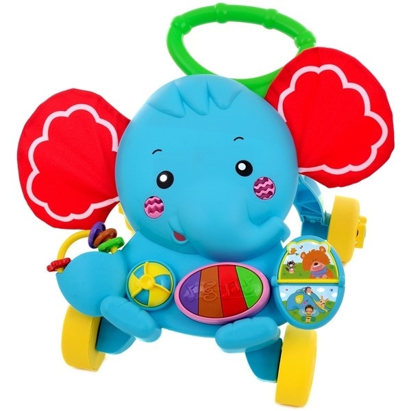 Premergator interactiv si educativ si Centru de activitati in limba engleza New Step, Sunete si Lumini, Multifunctional si Creativ, 3 Moduri de Joaca, Roti reglabile si Frana, Multicolor