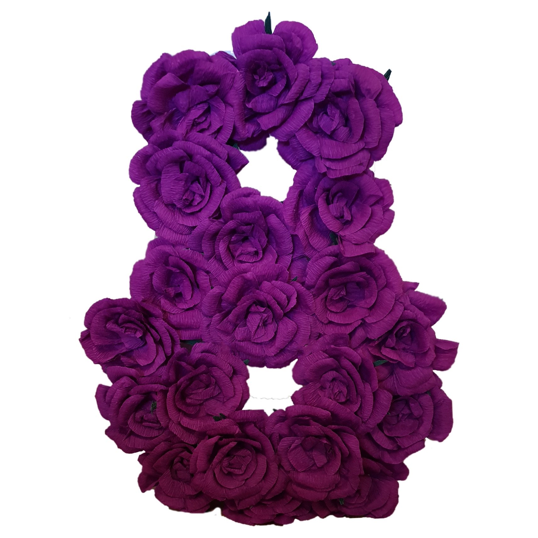 Cifra volumetrica 8 Handmade Minis Boutique, mov