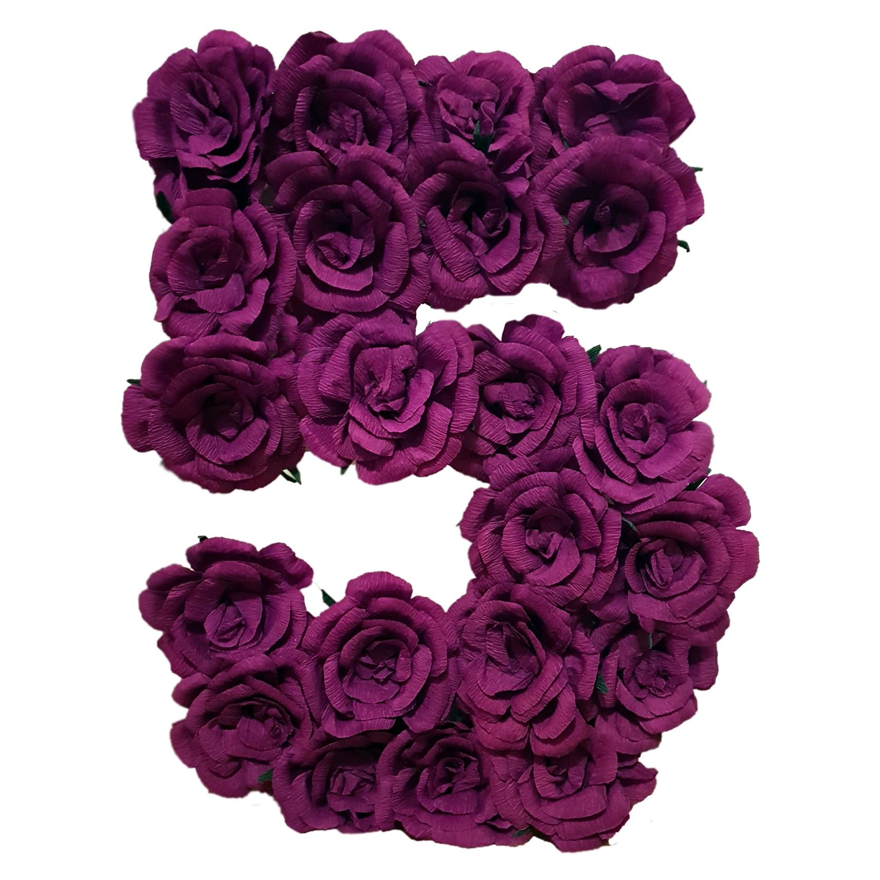 Cifra volumetrica 5 Handmade Minis Boutique, mov