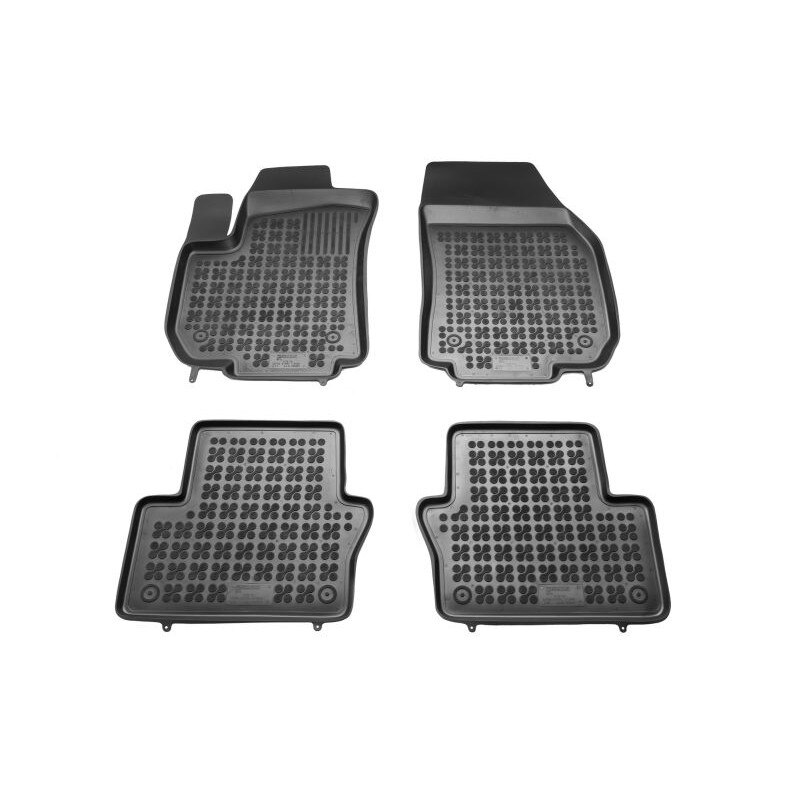 Set 4 covorase auto tip tavita REZAW PLAST, Cauciuc, pentru OPEL ZAFIRA B 07.05-04.15, Negru