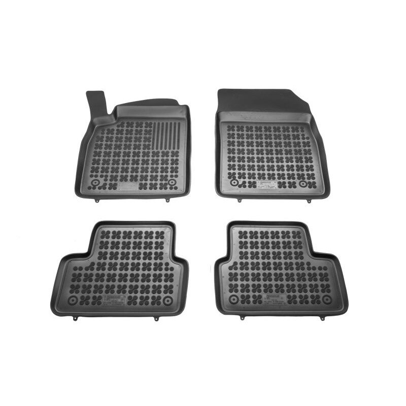 Set 4 covorase auto tip tavita REZAW PLAST, Cauciuc, pentru OPEL ASTRA J 09.09-, Negru
