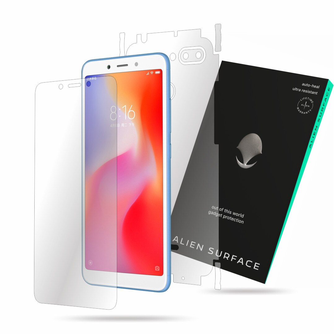 Folie Alien Surface, Xiaomi Redmi 6, protectie ecran, spate, laterale