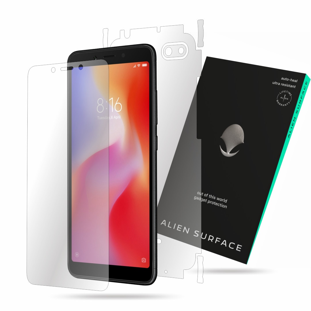 Folie Alien Surface, Xiaomi Redmi 6A, protectie ecran, spate, laterale