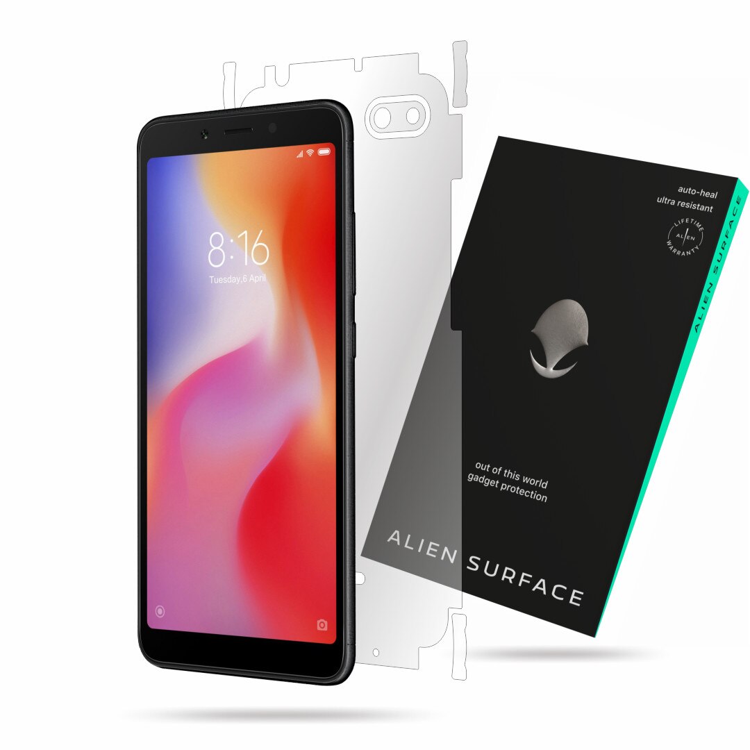 Folie Alien Surface, Xiaomi Redmi 6A, protectie spate, laterale