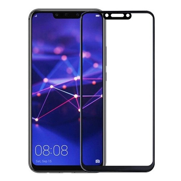 Folie sticla securizata 5D Full Glue pentru Huawei Mate 20 Lite, Negru