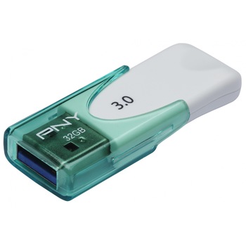 PNY Attache 4, 32GB, USB 3.0, 80 MB/s, Verde PNY Attache 4, 32GB, USB 3.0, 80 MB/s, Verde