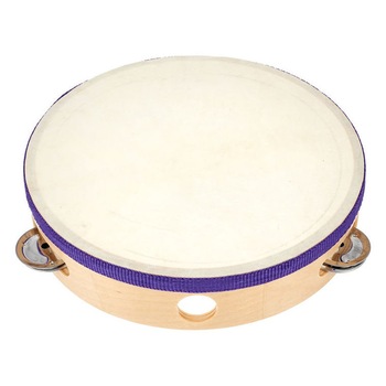Toba Tambourine, Millenium , Natural Skin Toba Tambourine, Millenium , Natural Skin