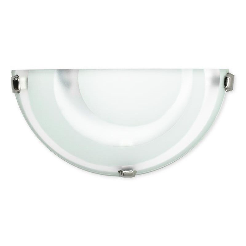 Aplica de perete Lampex Colorado K1, 60W, E27, Sticla, Alb
