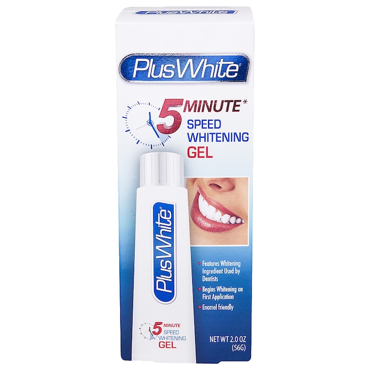 Избелващ гел за зъби Plus White 5 Minutes, включени форми, 56 гр