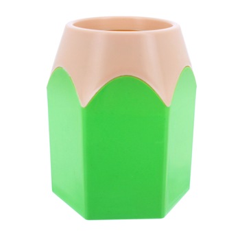Suport pentru pixuri,din plastic, verde, 10,5 x 8 x 8 cm,Vivo Suport pentru pixuri,din plastic, verde, 10,5 x 8 x 8 cm,Vivo