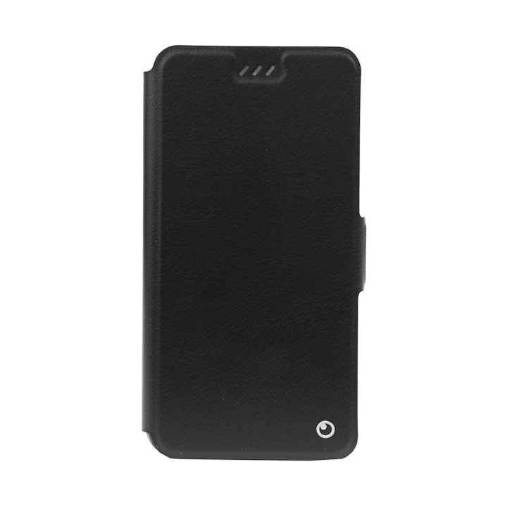 Калъф Lemontti Book Elegant, За LG K11 2018, Черен