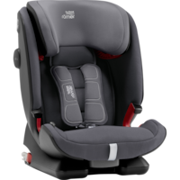 Scaun auto ISOFIX Britax Romer ADVANSAFIX IV R Storm Grey, 9-36 kg, cu protectie avansata la impact lateral, Gri
