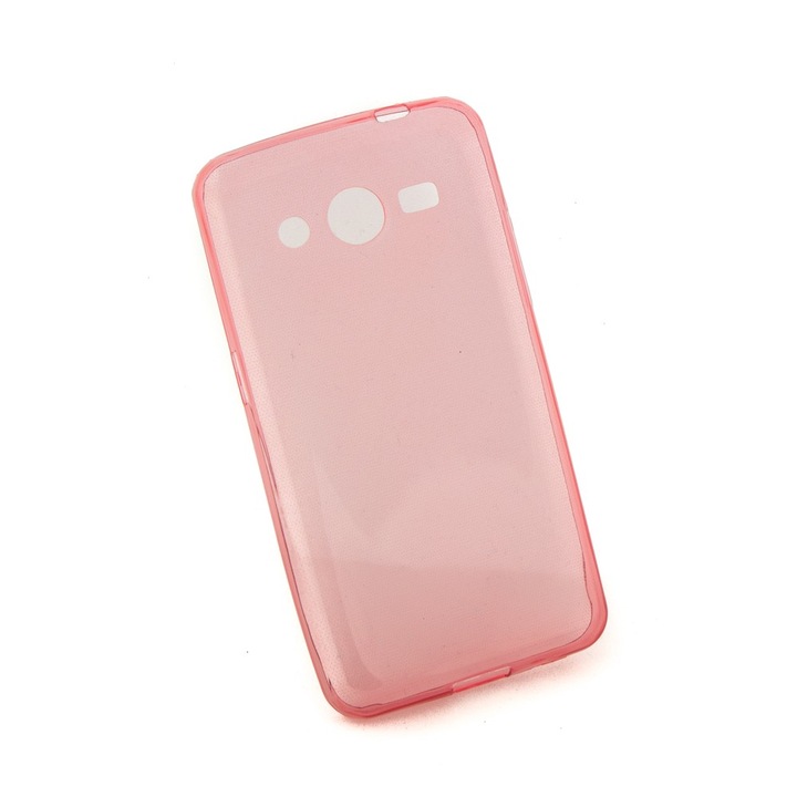 Кейс Съвместим с Samsung Galaxy Core 2 G355H - ултра тънък червен силикон