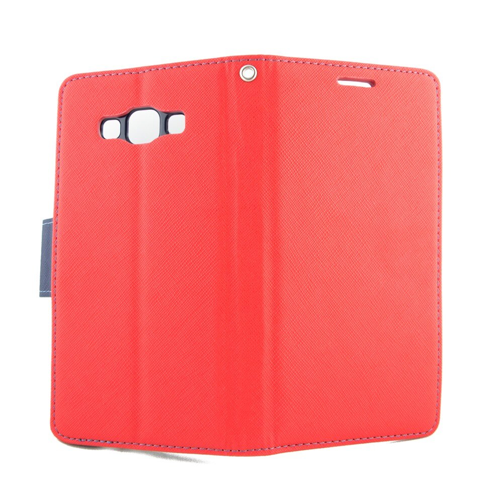 Husa Samsung Galaxy A7 A700, Fancy, piele eco, Rosu