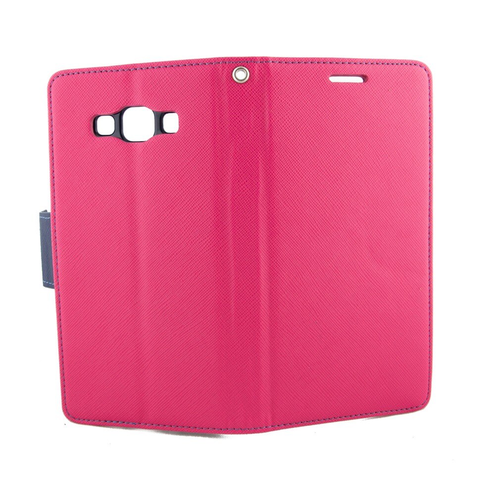 Husa Samsung Galaxy A7 A700, Fancy, piele eco, Roz