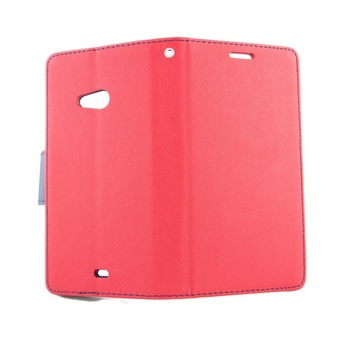 Husa Microsoft Lumia 540, Fancy, piele eco, Rosu Husa Microsoft Lumia 540, Fancy, piele eco, Rosu