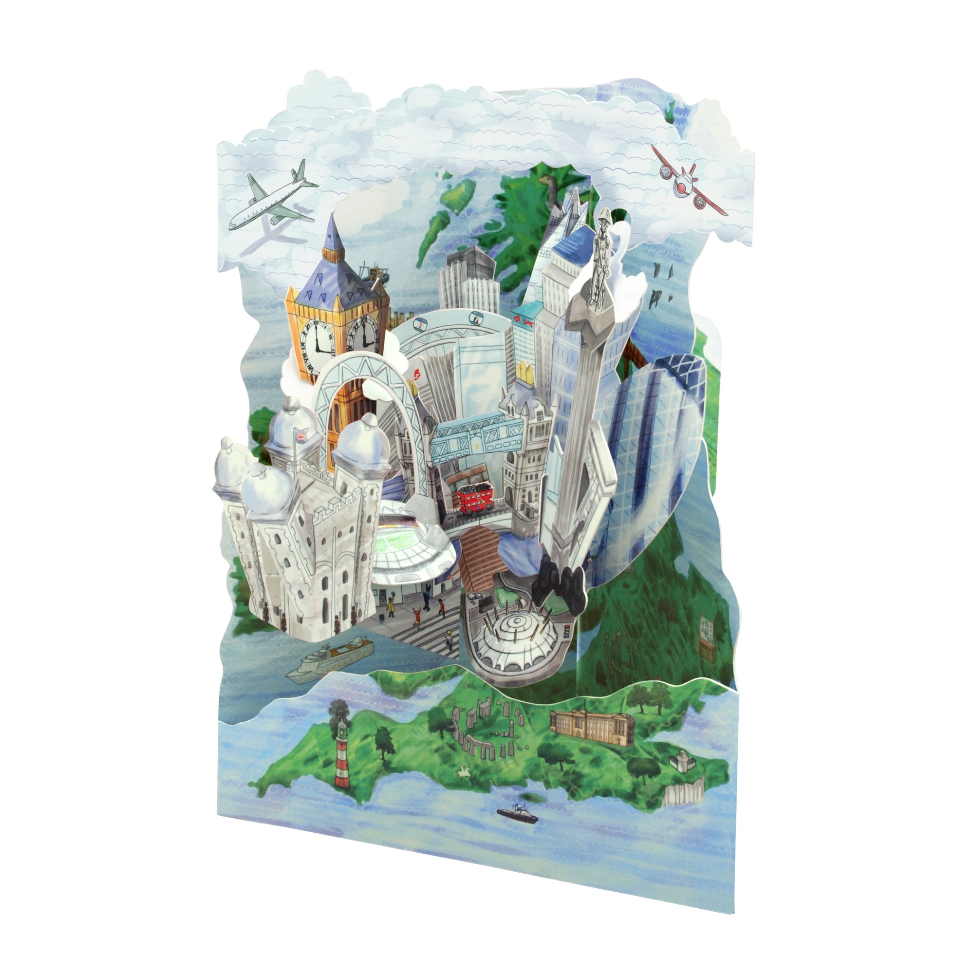 Картичка Santoro UK London, Swing Cards eMAG.bg