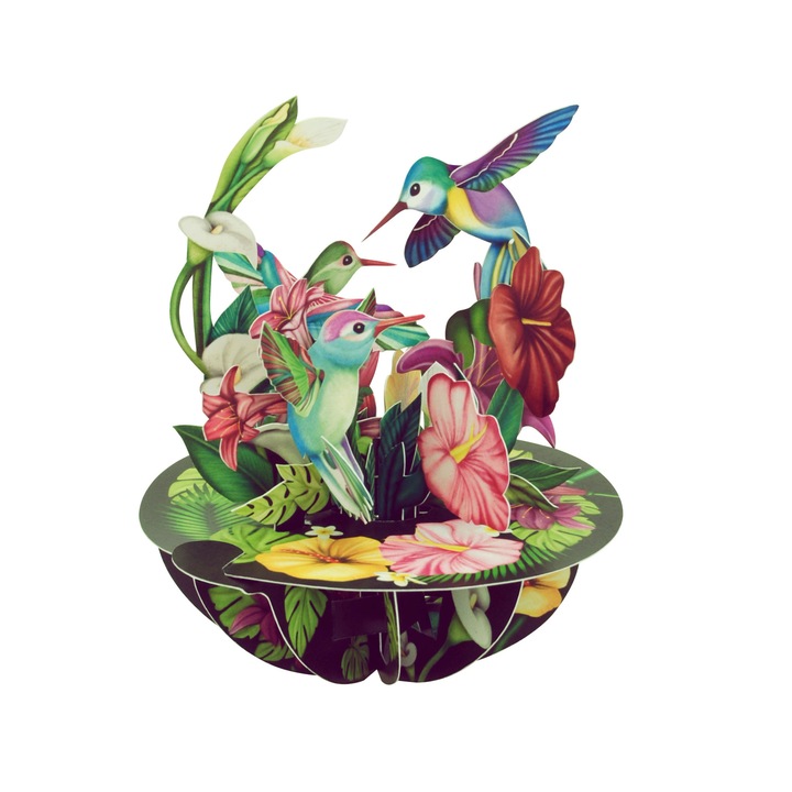 Картичка Santoro Humming Birds, Pirouettes
