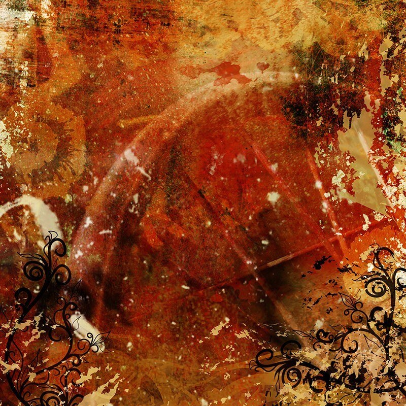 Tablou canvas, produs DekoStore, pentru dormitor/living/birou, inramat pe cadru de lemn, print HD, Amestec floral vintage, 40x40 cm