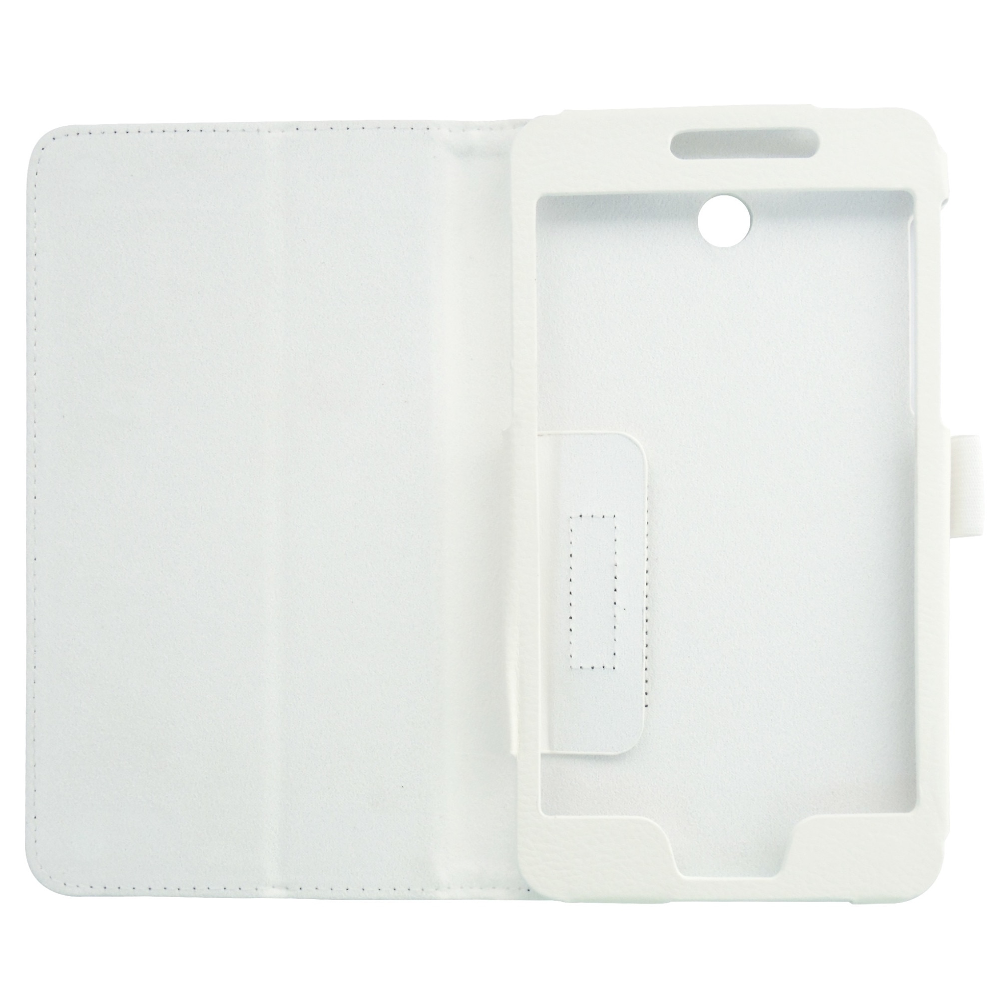 Husa tip carte alba cu stand pentru Asus Fonepad 7 FE375CG