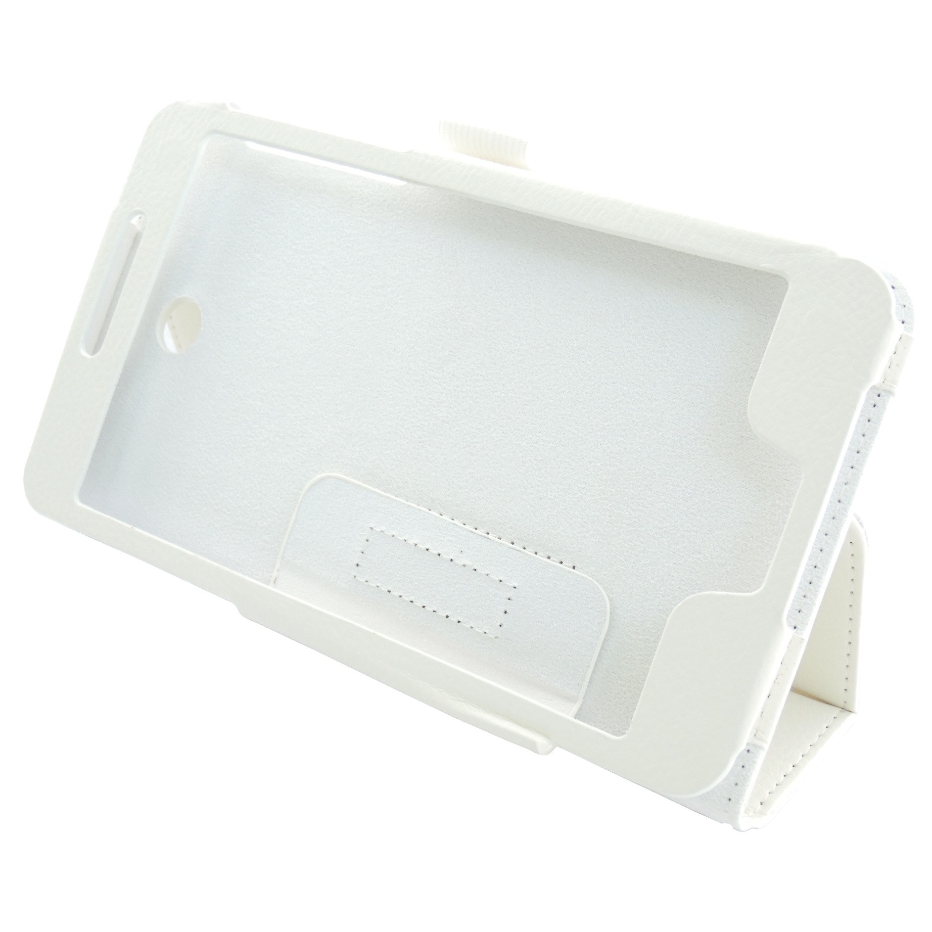 Husa tip carte alba cu stand pentru Asus Fonepad 7 FE375CG